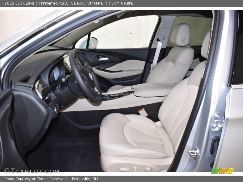 Galaxy Silver Metallic / Light Neutral 2019 Buick Envision Preferred AWD