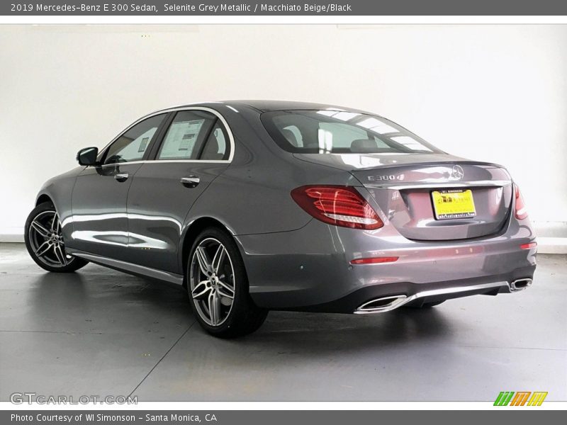 Selenite Grey Metallic / Macchiato Beige/Black 2019 Mercedes-Benz E 300 Sedan