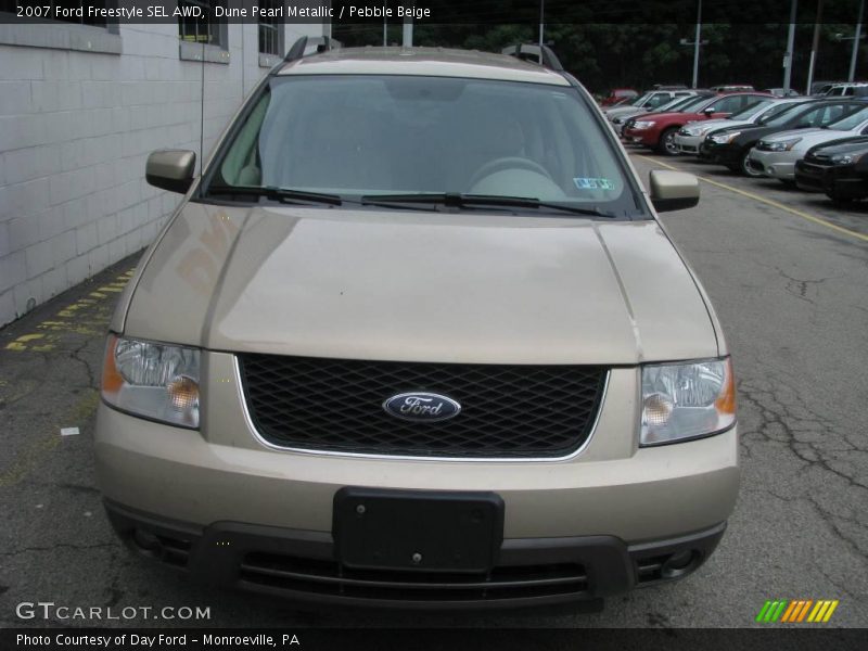 Dune Pearl Metallic / Pebble Beige 2007 Ford Freestyle SEL AWD