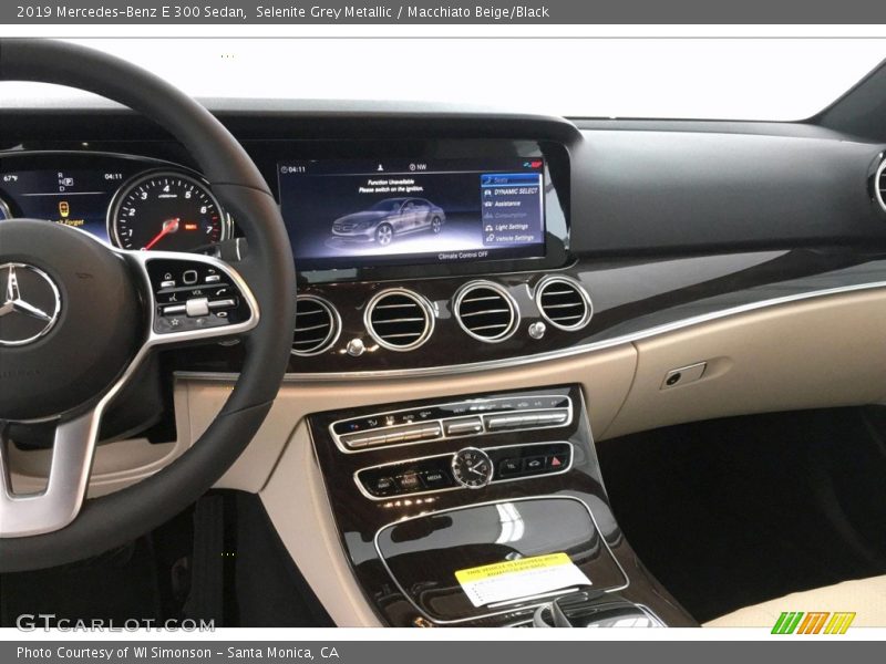Selenite Grey Metallic / Macchiato Beige/Black 2019 Mercedes-Benz E 300 Sedan