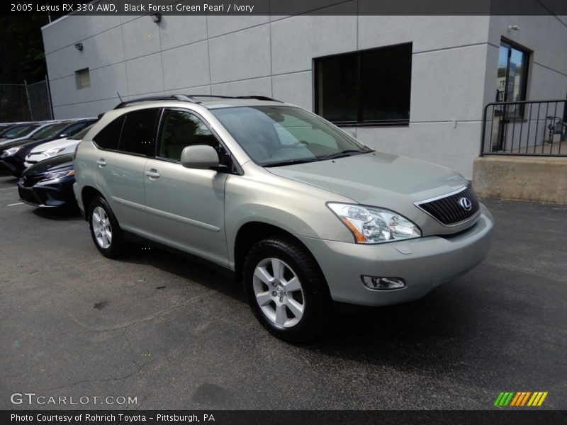 Black Forest Green Pearl / Ivory 2005 Lexus RX 330 AWD