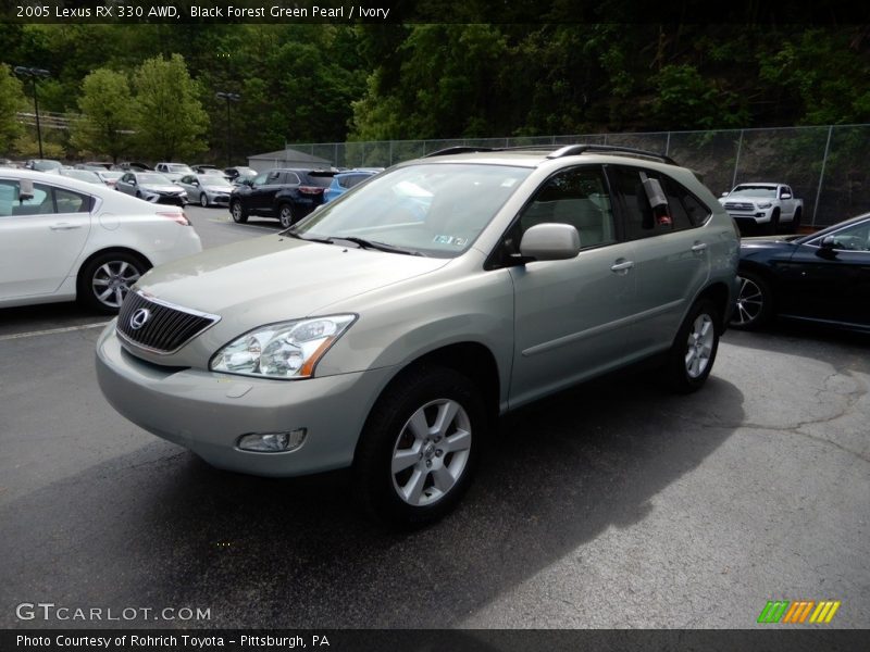 Black Forest Green Pearl / Ivory 2005 Lexus RX 330 AWD