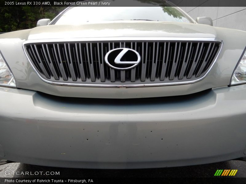 Black Forest Green Pearl / Ivory 2005 Lexus RX 330 AWD
