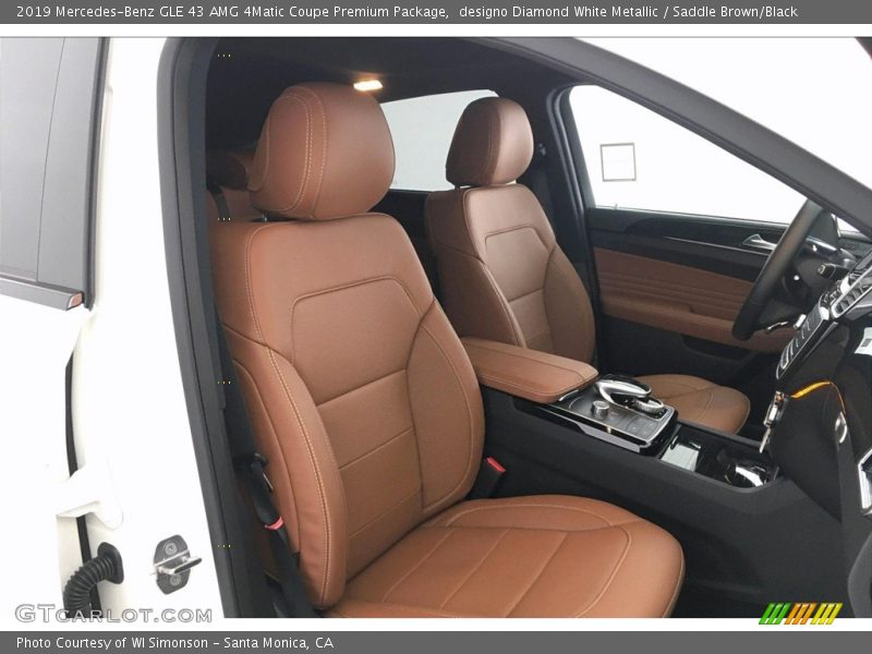 designo Diamond White Metallic / Saddle Brown/Black 2019 Mercedes-Benz GLE 43 AMG 4Matic Coupe Premium Package