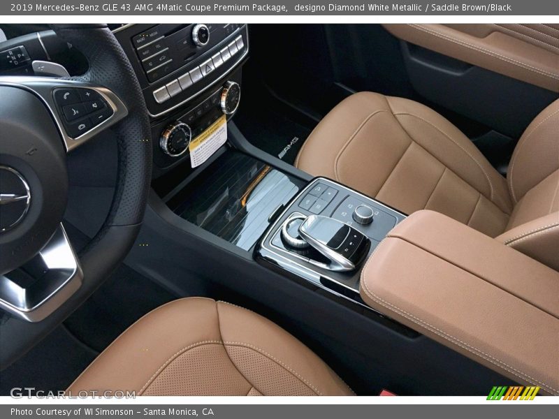 designo Diamond White Metallic / Saddle Brown/Black 2019 Mercedes-Benz GLE 43 AMG 4Matic Coupe Premium Package