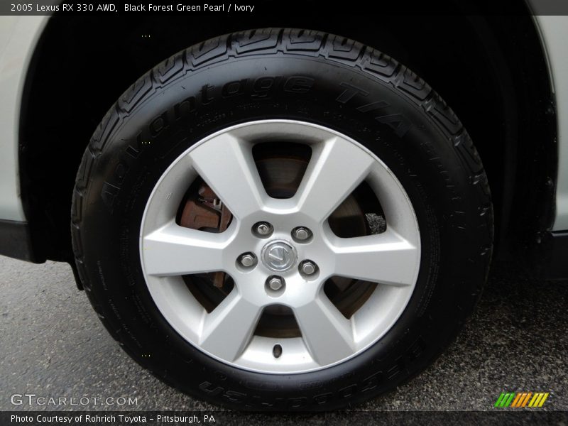 Black Forest Green Pearl / Ivory 2005 Lexus RX 330 AWD
