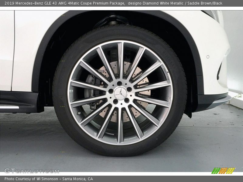 designo Diamond White Metallic / Saddle Brown/Black 2019 Mercedes-Benz GLE 43 AMG 4Matic Coupe Premium Package