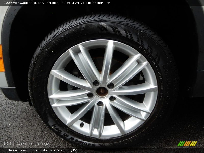 Reflex Silver Metallic / Sandstone 2009 Volkswagen Tiguan SE 4Motion