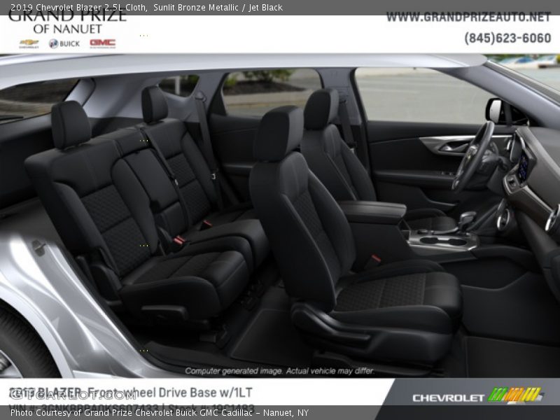 Sunlit Bronze Metallic / Jet Black 2019 Chevrolet Blazer 2.5L Cloth