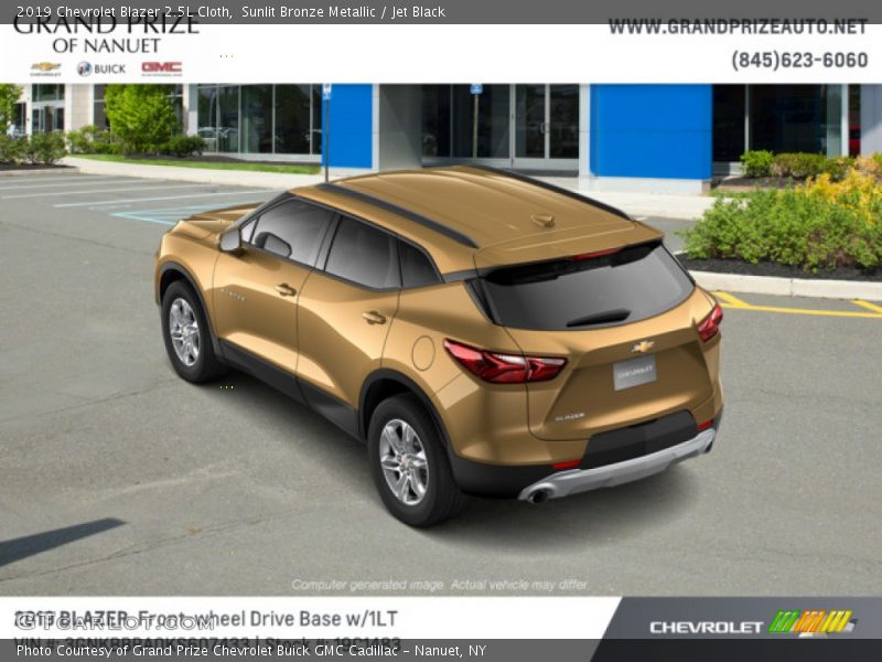 Sunlit Bronze Metallic / Jet Black 2019 Chevrolet Blazer 2.5L Cloth