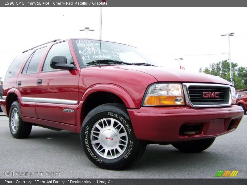 Cherry Red Metallic / Graphite 1998 GMC Jimmy SL 4x4