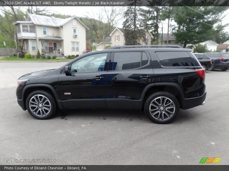 Ebony Twilight Metallic / Jet Black/Kalahari 2019 GMC Acadia SLT AWD