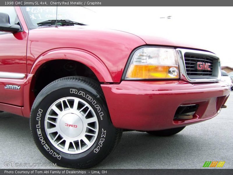 Cherry Red Metallic / Graphite 1998 GMC Jimmy SL 4x4
