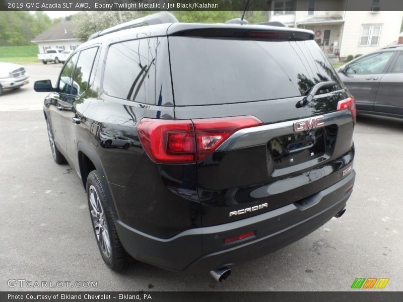 Ebony Twilight Metallic / Jet Black/Kalahari 2019 GMC Acadia SLT AWD