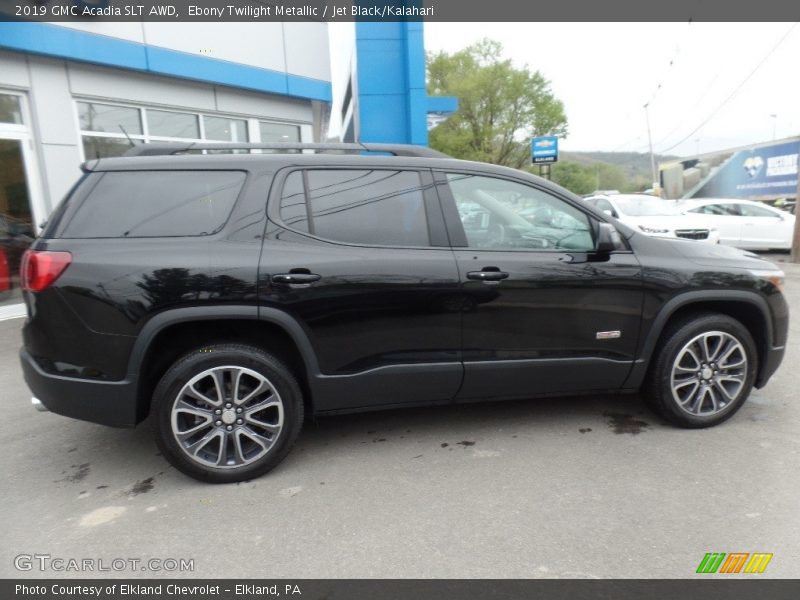 Ebony Twilight Metallic / Jet Black/Kalahari 2019 GMC Acadia SLT AWD