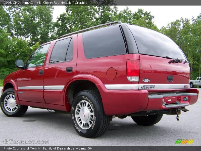Cherry Red Metallic / Graphite 1998 GMC Jimmy SL 4x4