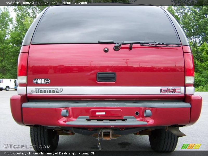Cherry Red Metallic / Graphite 1998 GMC Jimmy SL 4x4