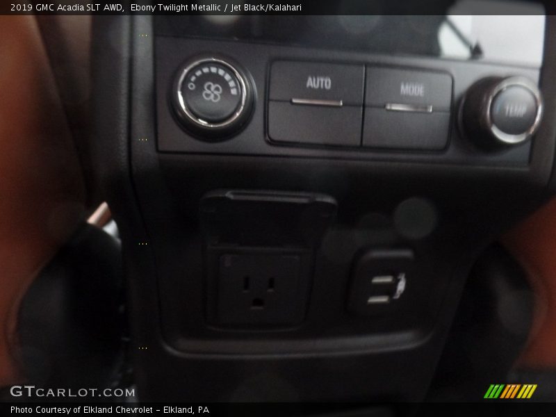 Ebony Twilight Metallic / Jet Black/Kalahari 2019 GMC Acadia SLT AWD
