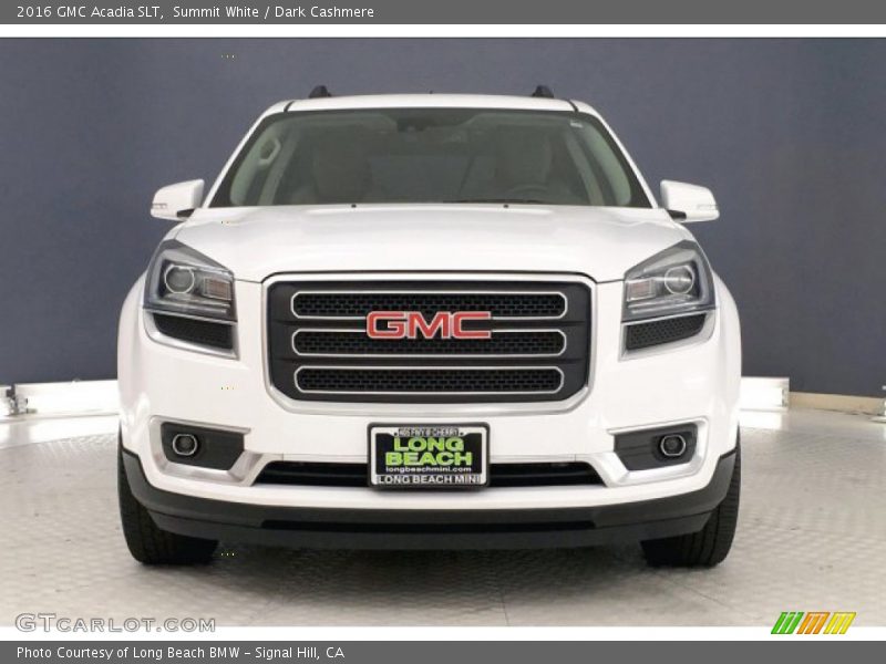 Summit White / Dark Cashmere 2016 GMC Acadia SLT