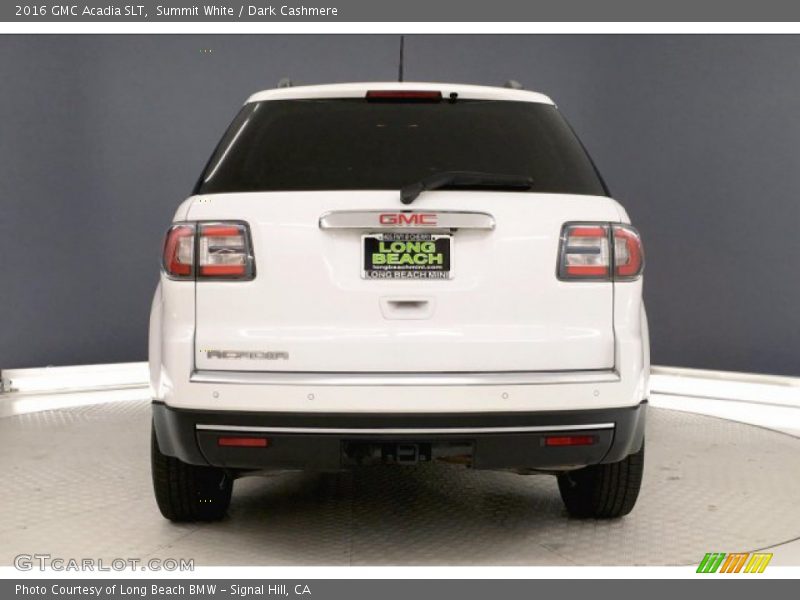Summit White / Dark Cashmere 2016 GMC Acadia SLT
