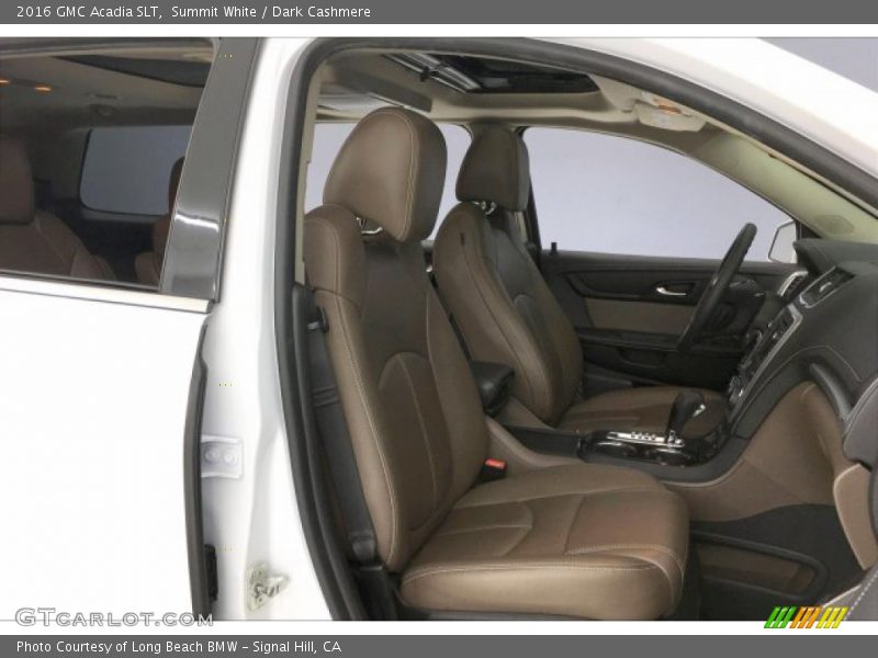 Summit White / Dark Cashmere 2016 GMC Acadia SLT