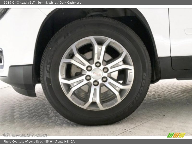 Summit White / Dark Cashmere 2016 GMC Acadia SLT