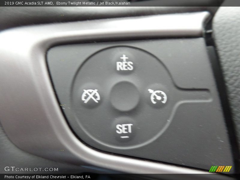 Ebony Twilight Metallic / Jet Black/Kalahari 2019 GMC Acadia SLT AWD