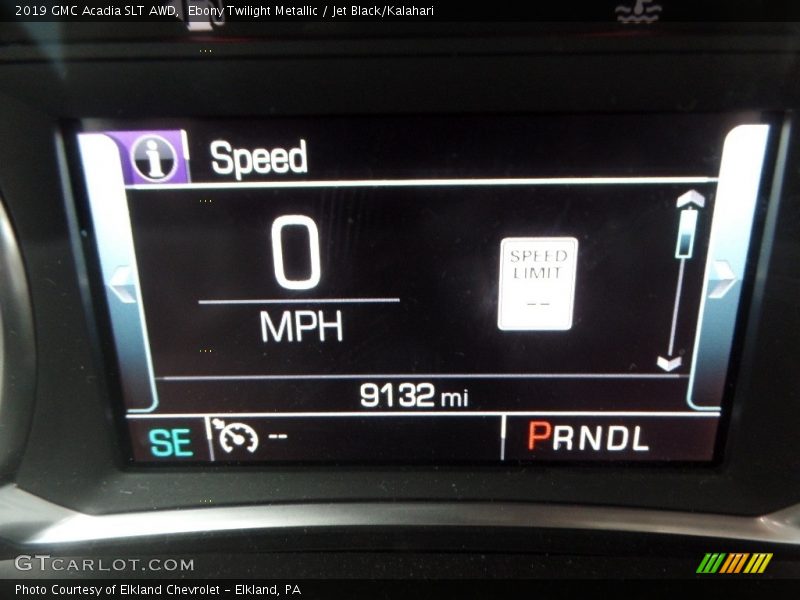 Ebony Twilight Metallic / Jet Black/Kalahari 2019 GMC Acadia SLT AWD