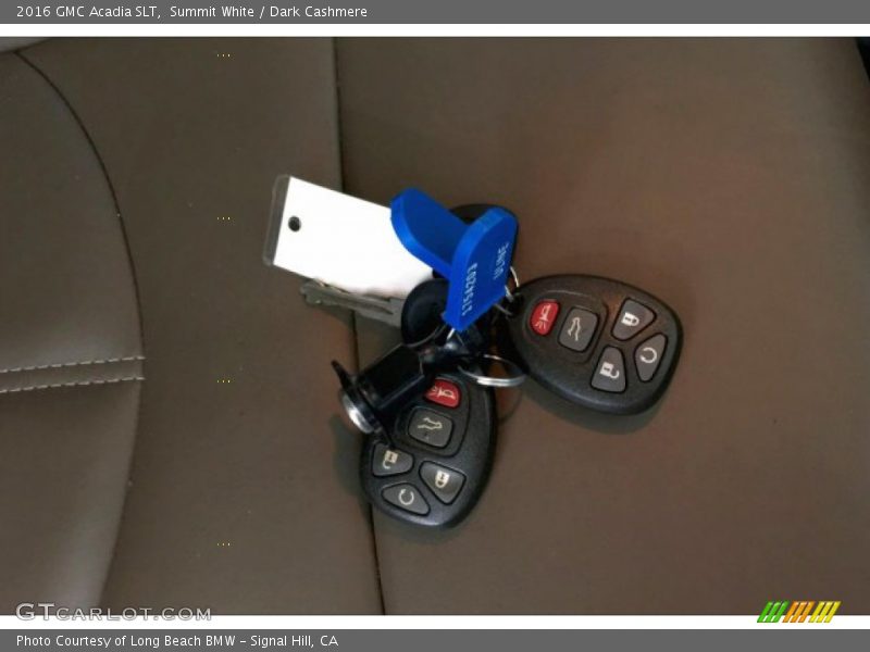 Summit White / Dark Cashmere 2016 GMC Acadia SLT