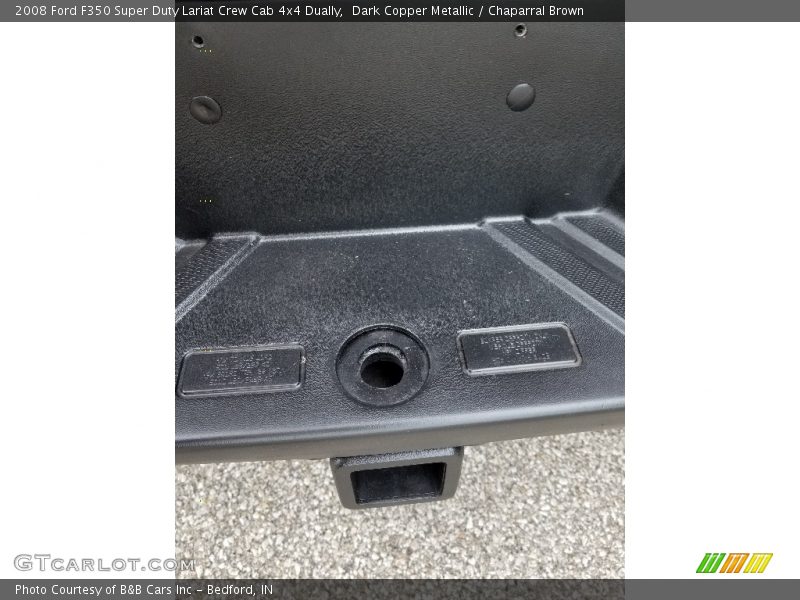 Dark Copper Metallic / Chaparral Brown 2008 Ford F350 Super Duty Lariat Crew Cab 4x4 Dually