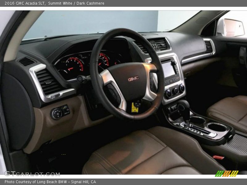 Summit White / Dark Cashmere 2016 GMC Acadia SLT