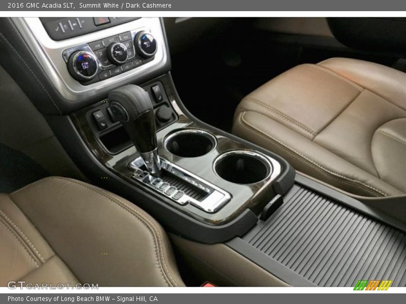 Summit White / Dark Cashmere 2016 GMC Acadia SLT