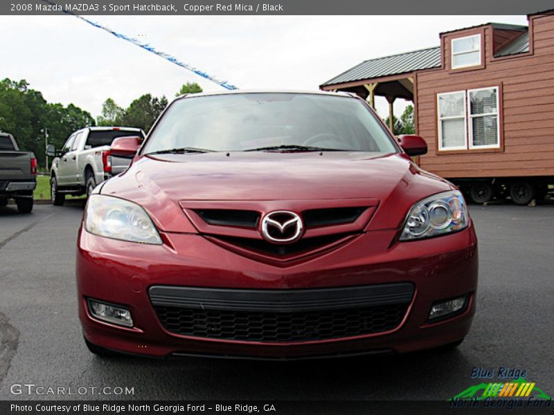 Copper Red Mica / Black 2008 Mazda MAZDA3 s Sport Hatchback
