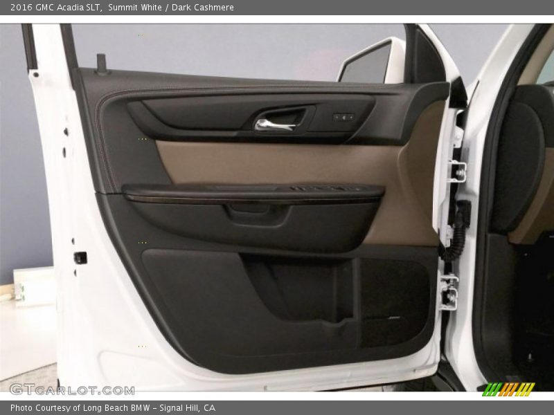 Summit White / Dark Cashmere 2016 GMC Acadia SLT