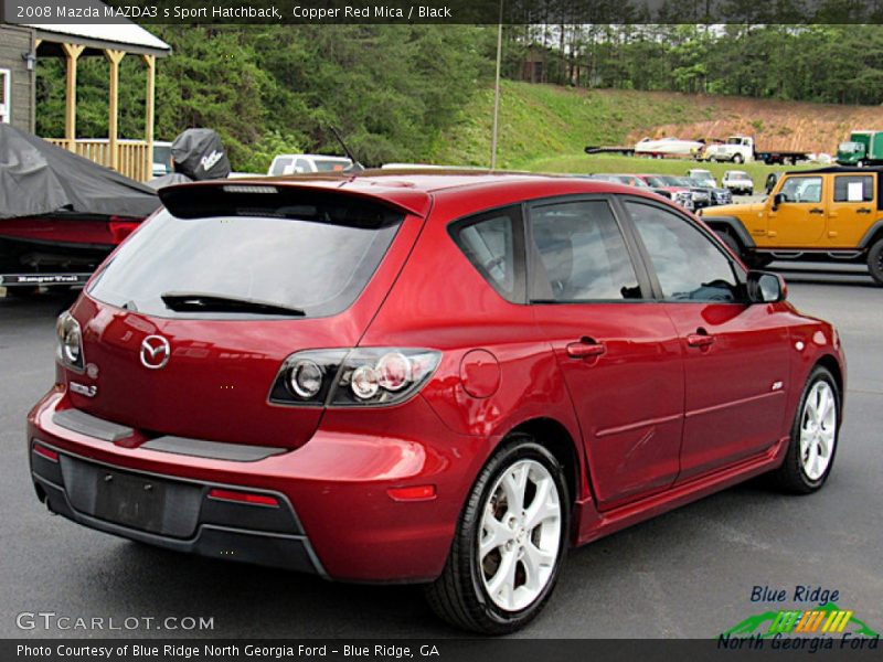 Copper Red Mica / Black 2008 Mazda MAZDA3 s Sport Hatchback