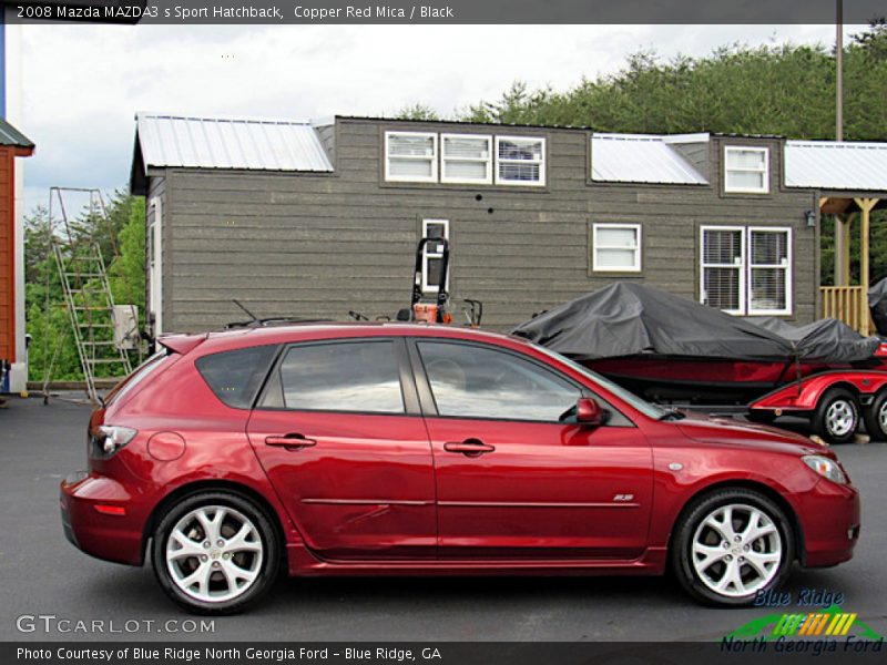 Copper Red Mica / Black 2008 Mazda MAZDA3 s Sport Hatchback
