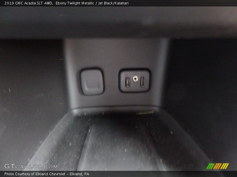 Ebony Twilight Metallic / Jet Black/Kalahari 2019 GMC Acadia SLT AWD