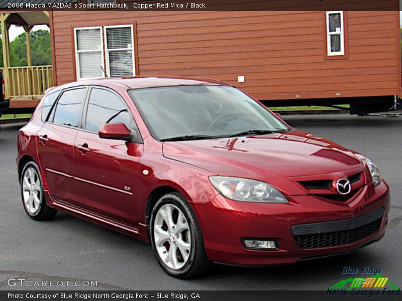 Copper Red Mica / Black 2008 Mazda MAZDA3 s Sport Hatchback