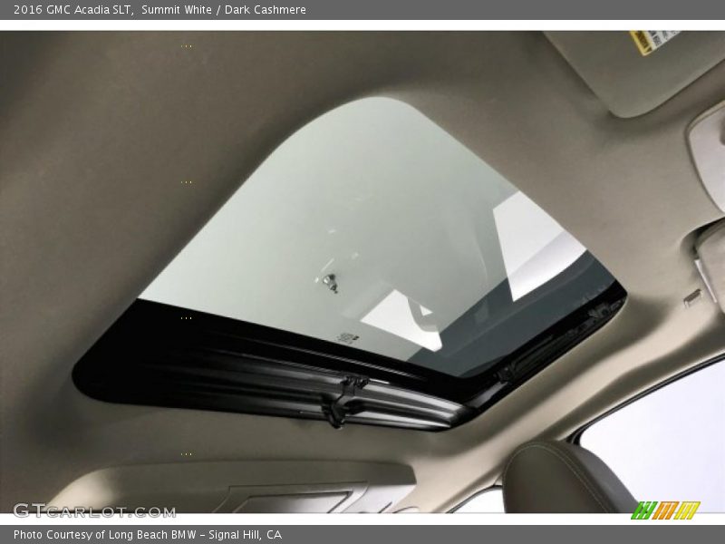 Summit White / Dark Cashmere 2016 GMC Acadia SLT