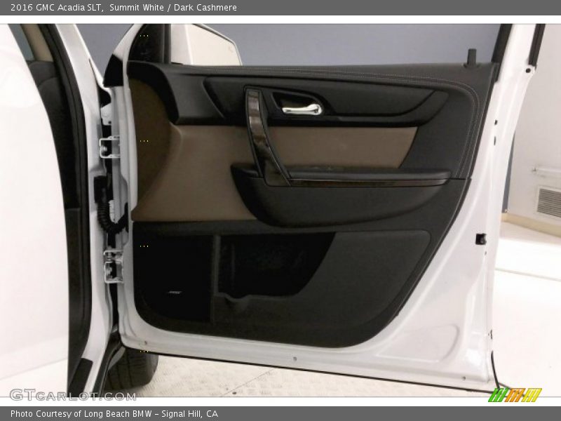 Summit White / Dark Cashmere 2016 GMC Acadia SLT