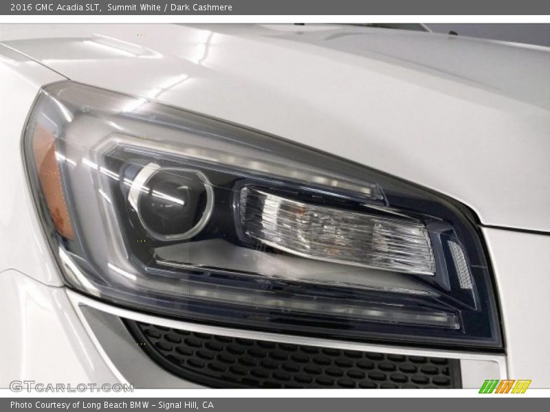 Summit White / Dark Cashmere 2016 GMC Acadia SLT