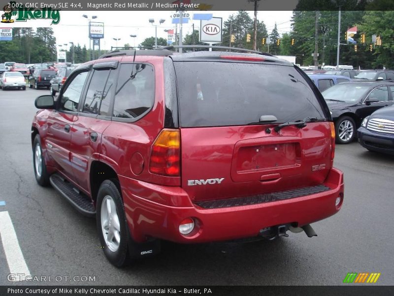 Magnetic Red Metallic / Medium Pewter 2002 GMC Envoy SLE 4x4