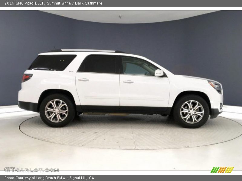 Summit White / Dark Cashmere 2016 GMC Acadia SLT