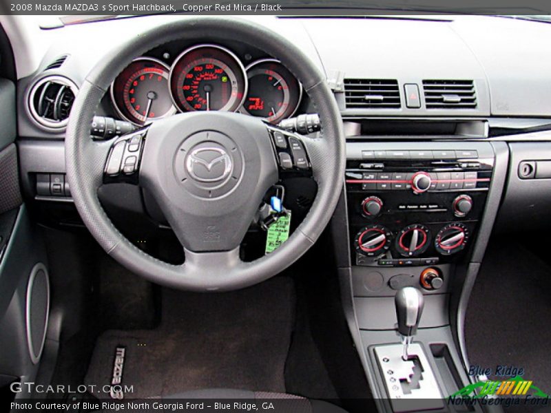 Copper Red Mica / Black 2008 Mazda MAZDA3 s Sport Hatchback