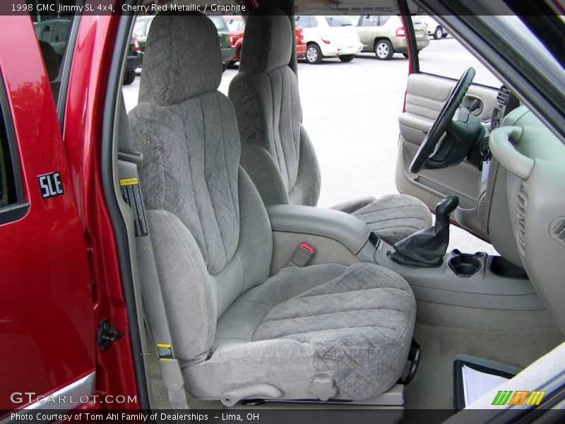 Cherry Red Metallic / Graphite 1998 GMC Jimmy SL 4x4