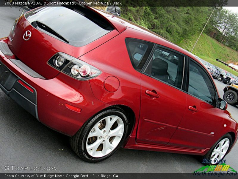Copper Red Mica / Black 2008 Mazda MAZDA3 s Sport Hatchback