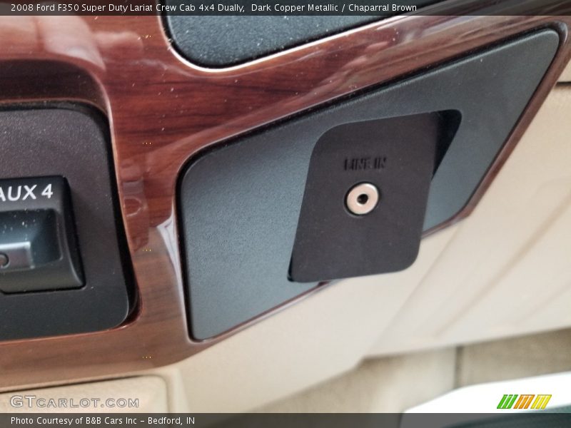 Dark Copper Metallic / Chaparral Brown 2008 Ford F350 Super Duty Lariat Crew Cab 4x4 Dually
