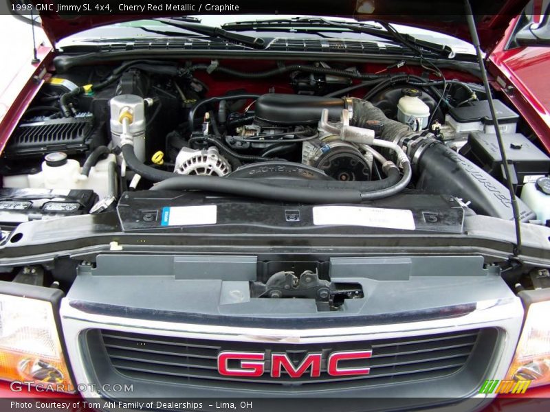 Cherry Red Metallic / Graphite 1998 GMC Jimmy SL 4x4