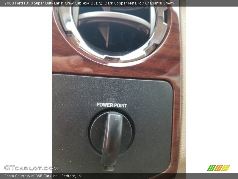 Dark Copper Metallic / Chaparral Brown 2008 Ford F350 Super Duty Lariat Crew Cab 4x4 Dually