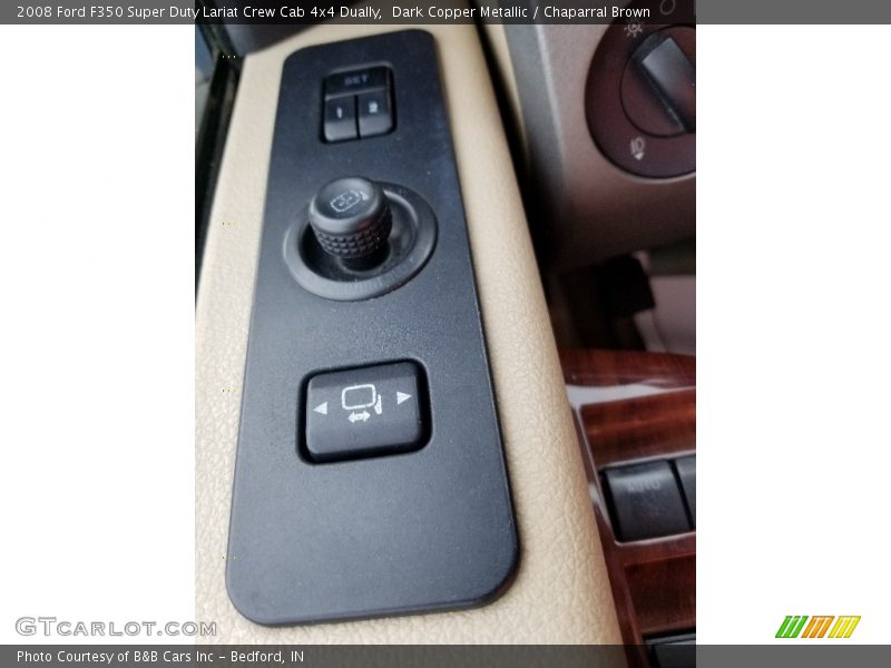 Dark Copper Metallic / Chaparral Brown 2008 Ford F350 Super Duty Lariat Crew Cab 4x4 Dually